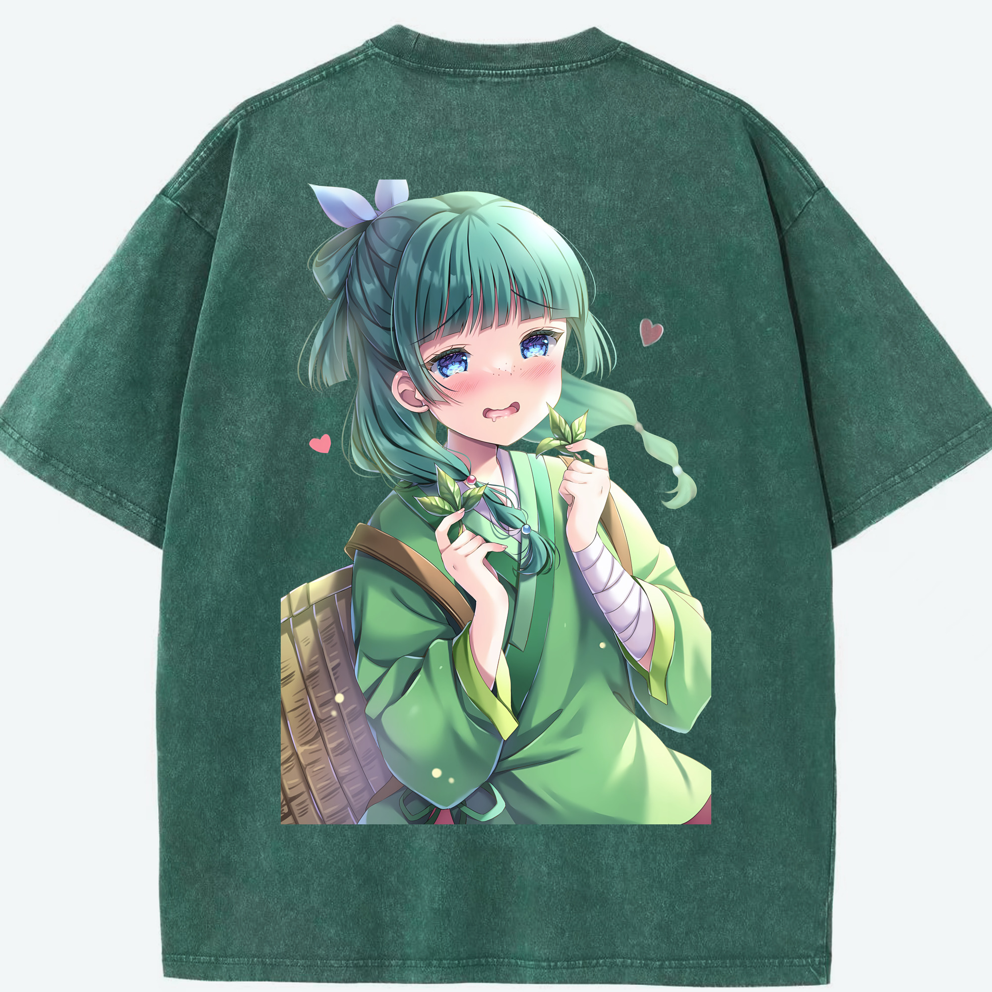 （画像用） 薬屋のひとりごと The Apothecary Diaries 綿100% ヴィンテージ風 半袖Tシャツ（背面プリント）